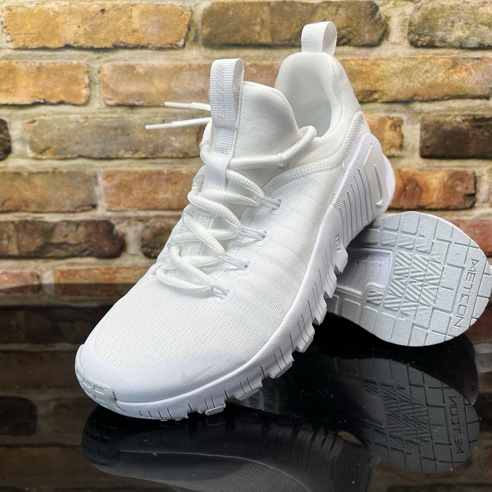 Nike Free Metcon 6 Women's Size 11 , Mens 9.5 White Platinum Tint Gym Shoes